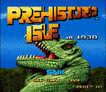 Prehistoric Isle in 1930 (World) screen shot title